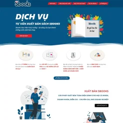 Theme WordPress Elementor dịch vụ xuất bản sách giá rẻ