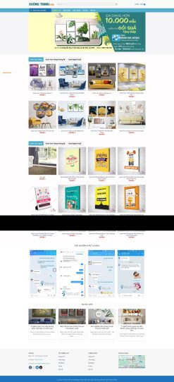 Theme wordpress bán tranh giá rẻ