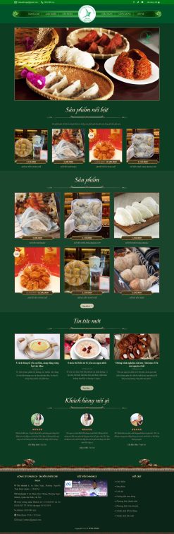 Theme wordpress bán yến xào giá rẻ