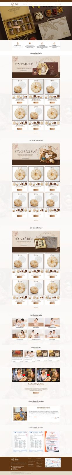 Theme wordpress yến sào 3 giá rẻ