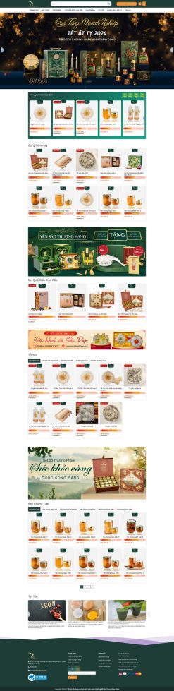 Theme wordpress bán yến sào 5 giá rẻ